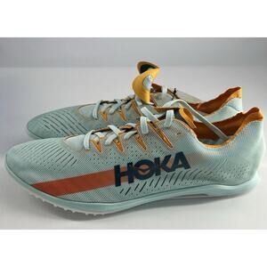 Hoka One One U Cielo X MD Track Shoes In Blue/Orange 1123151/BGRYL US 14M 15.5W